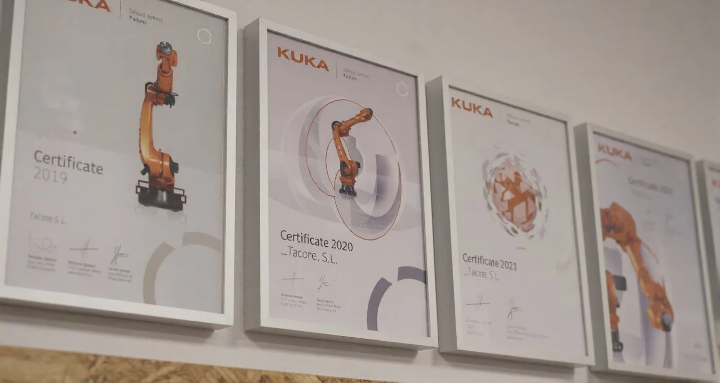 Certificado KUKA System Partner Gold