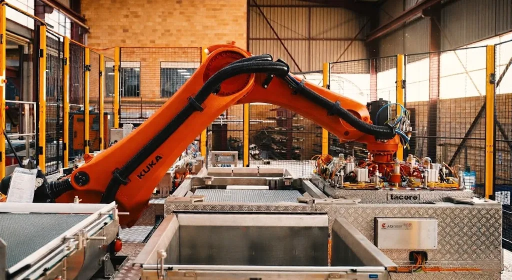 Aplicación robótica industrial