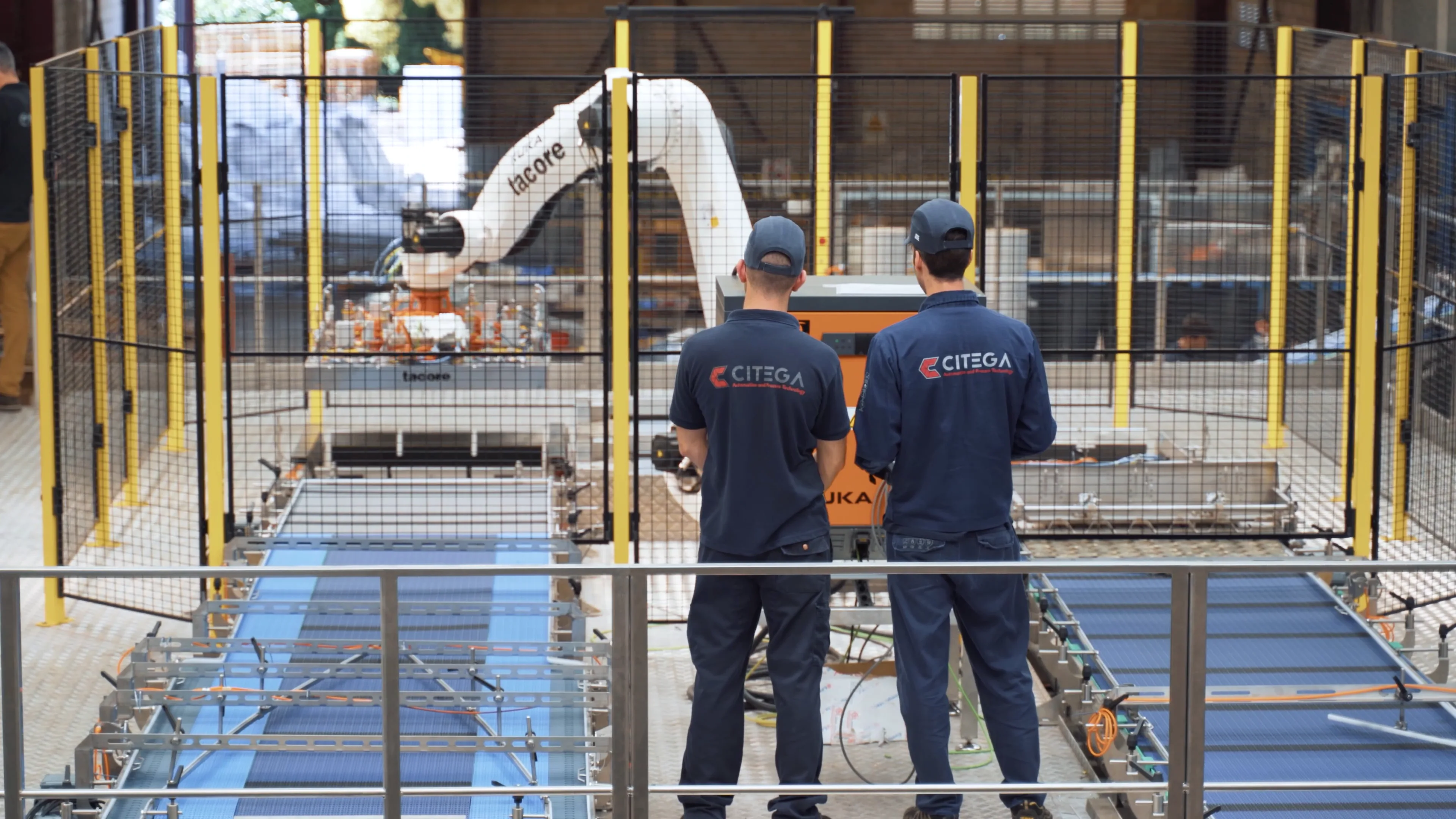 Robot de encestado desencestado - visión panorámica